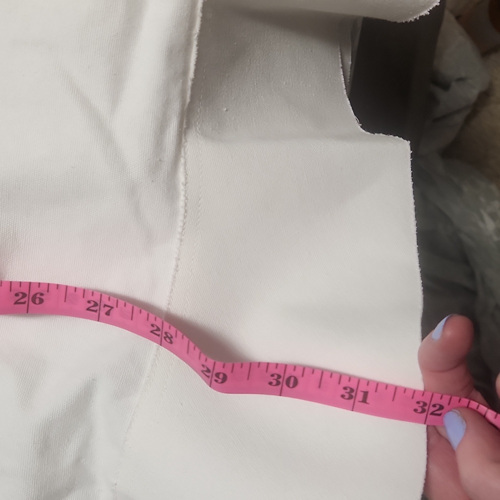 NWT Shug! White Ruffle Sleeve Dress, size Large - Picture 10 of 11